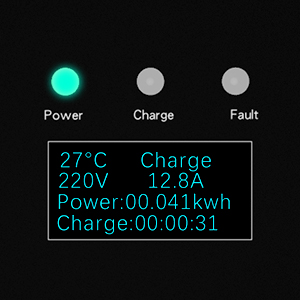 3.5kw 7kw GB/T EV चार्जर 8A से 32A समायोज्य पोर्टेबल इलेक्ट्रिक वाहन चार्जर 3