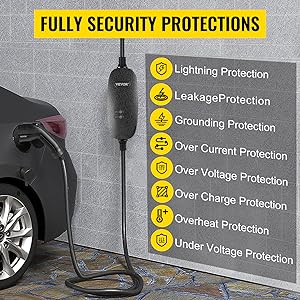 3.3KW 16A पोर्टेबल ईवी चार्जर प्रकार 2 आईईसी 62196 प्रकार 1 SAE J1772 GBT ईवी चार्जर 4
