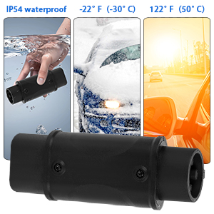 टाइप 2 से टाइप 1 ईवी चार्जर एडाप्टर ICE 62196 प्लग टू J1772 चार्जिंग एडाप्टर 16A/32A 230V कार चार्जर कनवर्टर इलेक्ट्रिक 8