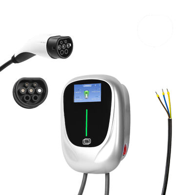 स्मार्ट होम वॉल माउंट ईवी चार्जिंग स्टेशन 7KW 11kW 22kW टाइप 1 टाइप 2 ईवी चार्जिंग स्टेशन ऐप / आरएफआईडी / वाईफाई / ब्लूटूथ के साथ